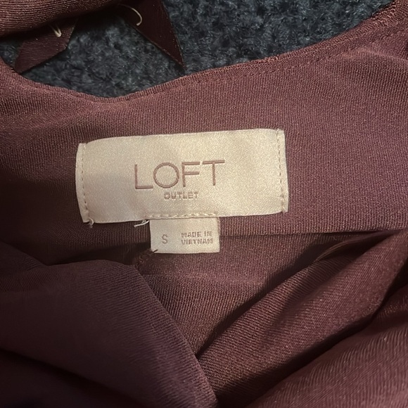 Loft outlet purple dress size small - Picture 5 of 5